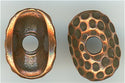 94-5714-18 - Tierracast <B>Hammertone Disk Bead Cap - Antique Copper </B> (2)