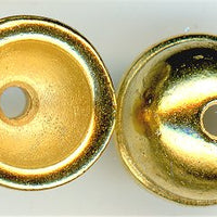 94-5734-25 - Tierracast <B>Classic Dome Cap - Bright Gold </B> (2)