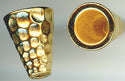 94-5736-25 - Tierracast <B>Hammertone Cone - Bright Gold </B> (2)