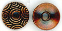 94-5742-18 - Tierracast <B> Large Hole 11mm Spiral Dance Bead - Antique Copper </B> (2)