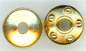 94-5744-25 - Tierracast <B>11mm Rivet Cap Large Hole - Antique Gold </B> (4)
