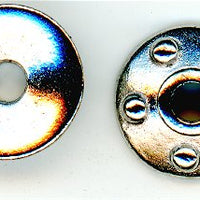 94-5744-61 - Tierracast <B> 11mm Rivet Cap Large Hole - Antique Silver </B> (2)