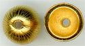 94-5753-25 - Tierracast <B>Plated Radiant Dome Bead Cap - Bright Gold </B> (2)