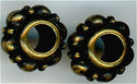 94-5756-27 -  Tierracast Turkish Euro bead - Large Hole Antique Brass (pkg 2)