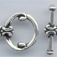 94-6045-12 Antique Silver 14.5mm Classic Toggle