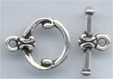 94-6045-12 Antique Silver 14.5mm Classic Toggle