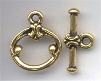94-6045-26 Antique Gold 14.5mm Classic Toggle