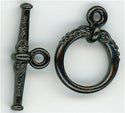 94-6070-13 Heirloom Toggle Black Height: 20mm Width: 14.75mm