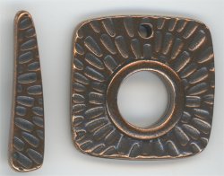 94-6130-18 Tierracast Antique Copper Rhodium Radiant Toggle