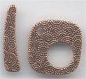 94-6145-18 Antique Copper Large Spiral Toggle