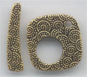 94-6145-26 Antique Gold Large Spiral Toggle
