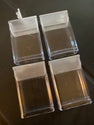 Rectangular Fliptop bead storage containers. 1.50 inch x 1 inch (4 qty)