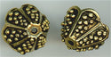 b-016 -  <B> Lampshade Bead Cap - Gold </B> (2)