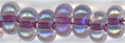 bb-0264 Berry Bead - Raspberry Lined Crystal AB