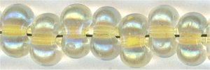 bb-0273 Berry Bead - Light Yellow Lined Crystal AB