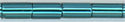 bgl1-0027-b-d-t 3mm Bugle - Silver Lined Teal (3 inch tube)