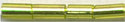 bgl1-0014 3mm Bugle - Silver Lined Chartreuse (3 inch tube)