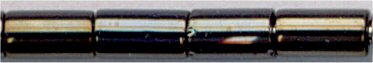 bgl1-0083-t 3mm Bugle - Metallic Bronze Iris (3 inch tube)