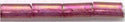 bgl1-0301 3mm Bugle - Dark Topaz Rainbow Gold Luster (3 inch tube)