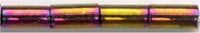 bgl1-0462 3mm Bugle - Metallic Gold Iris (3 inch tube)