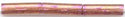 bgl2-0301 6mm Bugle - Dark Topaz Rainbow Gold (3 inch tube)