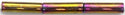bgl2-0462 6mm Bugle - Metallic Gold Iris (3 inch tube)