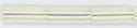 bgl2-2442 6mm Bugle - Crystal Ivory Gold Luster (3 inch tube)