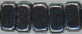 br-004  Hematite 3x6mm Czech Brick (50)