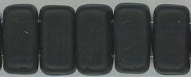 br-010 - Matte Jet 3x6mm Czech Brick (50)