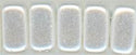 br-086 - Pearl Snow 3x6mm Czech Brick (50)