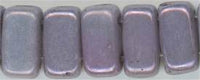 br-301 - Opaque Amethyst Luster 3x6mm Czech Brick (50)