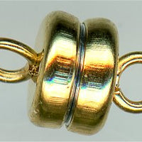 clp-0406 6mm Magnetic Clasp Gold Plated
