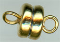 clp-0406 6mm Magnetic Clasp Gold Plated