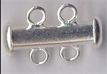 clp-2ls clp-2ls2 Loop Silver Plated Tube Clasp