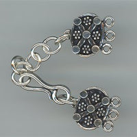 clp-3lpbali 3 loop Decorative Bali Clasp Sterling Silver