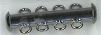 clp-4lb 4 Loop Black Tube Clasp