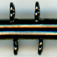 clp-2vgun 2 Strand Vertical Loop Clasp Gunmetal