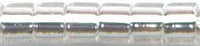 DB-0041  Silver Lined Crystal   11° Delica (04gm Tube)