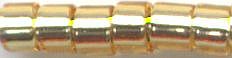 DB-0042  Silver Lined Gold   11° Delica (04gm Tube)
