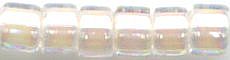 DB-0052  Lined Palest Peach AB   11° Delica (04gm Tube)