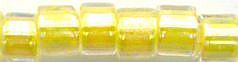 DB-0053  Lined Pale Yellow AB   11° Delica (04gm Tube)