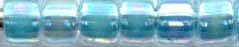 DB-0057  Lined Sky Blue AB   11° Delica (04gm Tube)