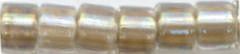 DB-0064  Taupe Lined Crystal AB   11° Delica (04gm Tube)