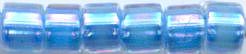 DB-0076  Lined Light Blue AB   11° Delica (04gm Tube)