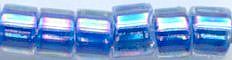DB-0077  Lined Blue AB   11° Delica (04gm Tube)