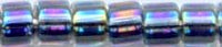 DB-0086  Lined Dark Blue AB   11° Delica (04gm Tube)