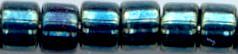 DB-1006  Metallic Blue Green Gold Iris   11° Delica (10gm Fliptop)