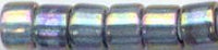 DB-0107  Transparent Grey Iris   11° Delica (10gm Fliptop)