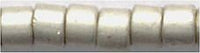 DB-1151  Galvanized Semi Matte Silver   11° Delica (04gm Tube)