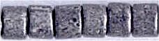 DB-1186  Galvanized Semi Matte Graphite   11° Delica (04gm Tube)